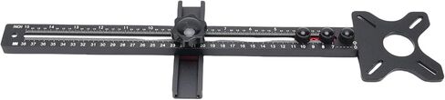 Fafeicy Router Milling Groove Bracket، أداة سبائك الألومنيوم، قوس فتحة جهاز التوجيه قابل للتعديل، أقصى نصف قطر 14.37 بوصة لمشاريع الأعمال الخشبية in Kuwait