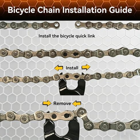 Bike Chain Cleaning Kit, Including Chain Brush, Chain Cleaner, 126 Chain Links & Quick-release Chain Clips. Suitable for Mountain Bikes/Hub Motor e-bikes Chain Replacement & Cleaning in Saudi Arabia