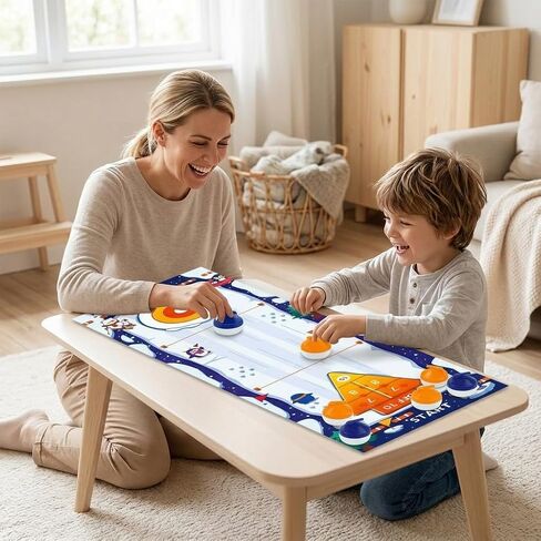 Tabletop Games Set, Indoor Bowling Game, Portable Shuffleboard & Mini Games, Enjoyment in Kuwait