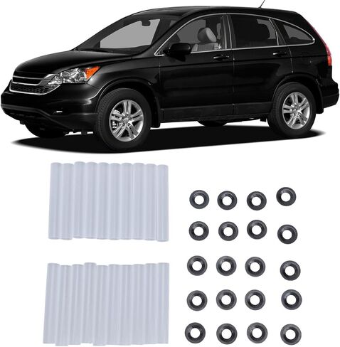 Garage Door Hinge Quiet Roller Sleeves 11mm ID 80mm Length Metal ABS Roller Shaft Nuts Bearing Gaskets with Cushion Design for Hinge Hole Diameters Over 12mm in Kuwait