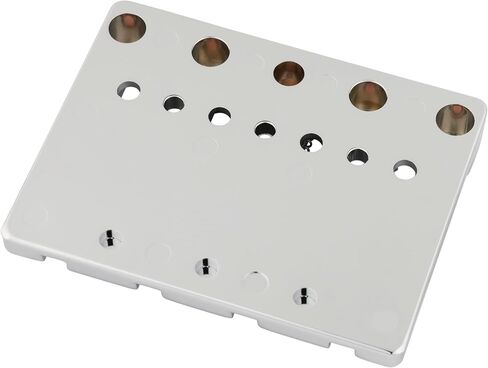 Fender HiMass String-Through 4-String Bass Bridge Assembly مع سروج نحاسية، كروم in Kuwait