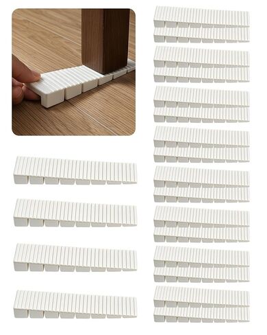 20 Pack White Plastic Leveling Shims – Heavy Duty Snap-to-Size Wedges for Furniture, Toilet, Doors, Windows, Sheds, Table – Extreme Weight Capacity, Easy Cut-to-Fit Design in Kuwait