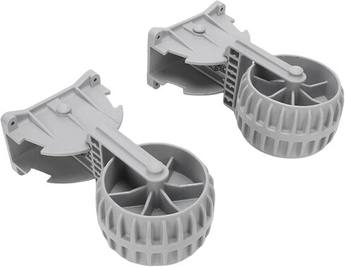 Srliya Inflatable Boat Launching Wheels, Engineering Plastic Locking Flip Up with 3 Adjustable Stages for Boat Trailer Trolly Under 250 lbs in Saudi Arabia