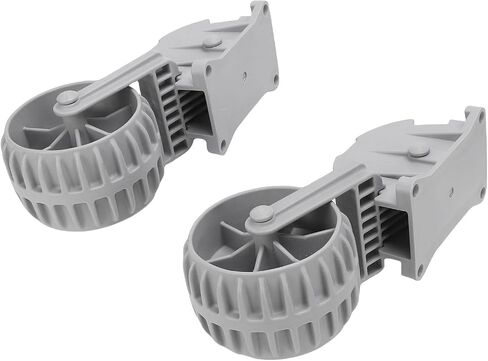 Srliya Inflatable Boat Launching Wheels, Engineering Plastic Locking Flip Up with 3 Adjustable Stages for Boat Trailer Trolly Under 250 lbs in Saudi Arabia