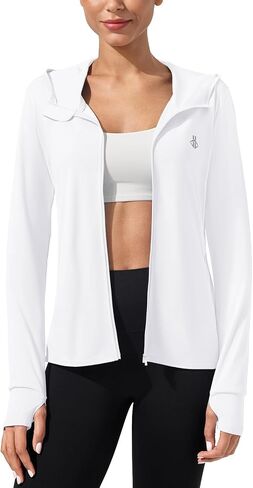 ASPO Women's UPF 50+ Sun Protection Jacket Hoodie Long Sleeve UV Shirts Lightweight Hiking Athletic Hoodies with Pockets in Saudi Arabia