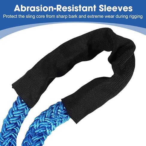 Arborist Whoopie Sling - 1/2 "x 3-5' قابل للتعديل حبال تزوير لأعمال الأشجار | منفذ قابل للتعديل حبال التفاف | حزام حبل الثقيلة in Kuwait