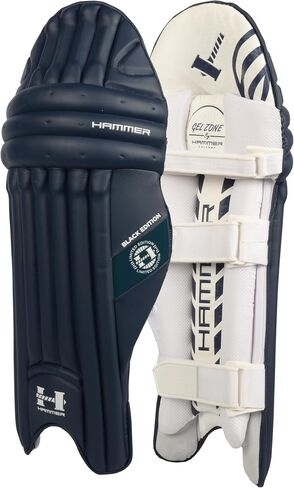Hammer Black Edition Batting Pad - Navy in Kuwait