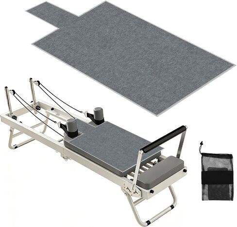 Pilates Towels Pilates Reformer Mat Towel, Portable Exercise Sweat Absorbing Pilates Mat, Pilates Reformer Mat Cover, Non-Slip Reformer Accessory for Yoga and Fitness Enthusiasts in Kuwait
