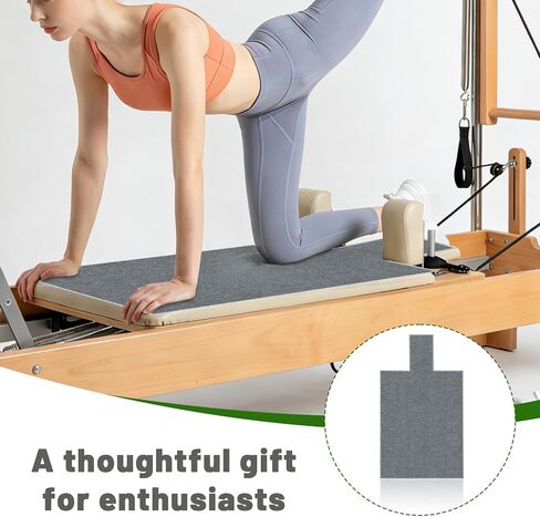 Pilates Towels Pilates Reformer Mat Towel, Portable Exercise Sweat Absorbing Pilates Mat, Pilates Reformer Mat Cover, Non-Slip Reformer Accessory for Yoga and Fitness Enthusiasts in Kuwait