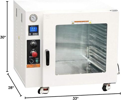 Across International 250C 14 Shelf Max 5 Cu Ft 5 Sided Heating Vacuum Oven UL Certified with 2 years warranty in Kuwait