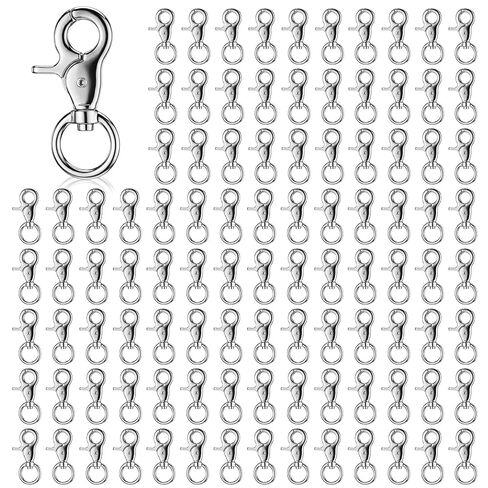 100 Pcs Heavy Duty Trigger Snap Hooks Bulk 2.2'' Zinc Alloy Swivel Clips Lobster Clasps for Keychain Dog Leash Bag Pet Cage Horse Bridle in Kuwait