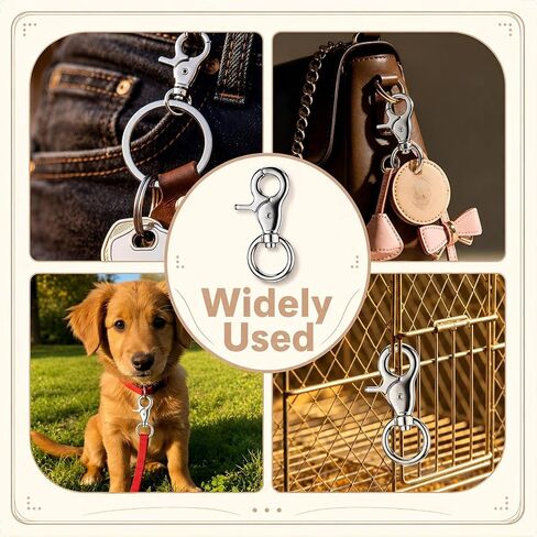 100 Pcs Heavy Duty Trigger Snap Hooks Bulk 2.2'' Zinc Alloy Swivel Clips Lobster Clasps for Keychain Dog Leash Bag Pet Cage Horse Bridle in Kuwait