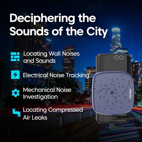 TD2 Geek Acoustic Imaging Camera,64 MEMS Digital Microphones,Acoustic Imager for Android Smartphones,Noise Detection,66°×52°FOV,2~50kHz Frequency Range in Saudi Arabia