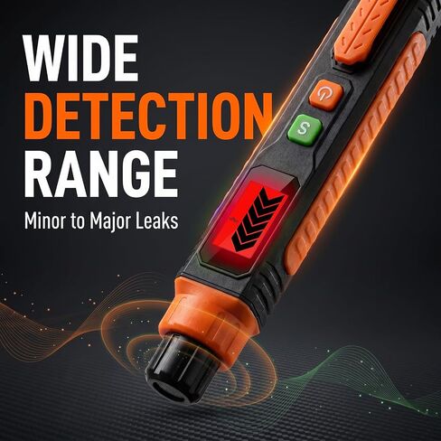 Professional Gas Leak Detector, Portable, Black and Orange, Handheld | pocket mini pen style in Kuwait