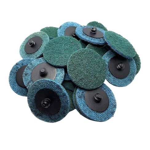 10/30Pcs 2inch Roll Change Discs Surface Conditioning Discs Sanding Disc for Surface Prep Paint Stripping Grinding(Medium-30pcs) in Kuwait