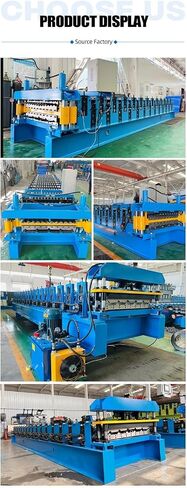 Roof Panel Roll Forming Machine Metal Sheet Roofing Machine Automatic Steel Tile Forming Production Line Construction Equipment System in Kuwait