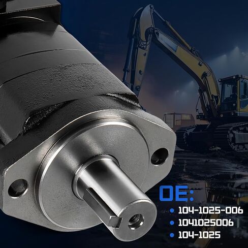104-1025-006 1041025006 104-1025 for Eaton Char-Lynn 2000 Series Hydraulic Motor, SAE A 2-Bolt Mount, 1.25 Inch Keyed Shaft, Geroler Design, Replacement for Agricultural & Industrial Equipment in Kuwait