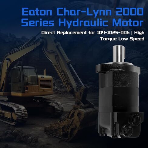 104-1025-006 1041025006 104-1025 for Eaton Char-Lynn 2000 Series Hydraulic Motor, SAE A 2-Bolt Mount, 1.25 Inch Keyed Shaft, Geroler Design, Replacement for Agricultural & Industrial Equipment in Kuwait
