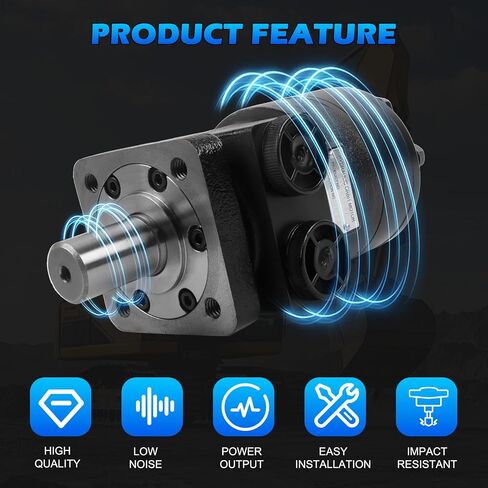 103-1004-012 | 103-1004 Hydraulic Motor | Direct Replacement for Eaton Char-Lynn S Series | Cast Iron High Torque | Displacement 160cc/r | Maximum Pressure 138BAR | 4-Hole Flange | in Kuwait