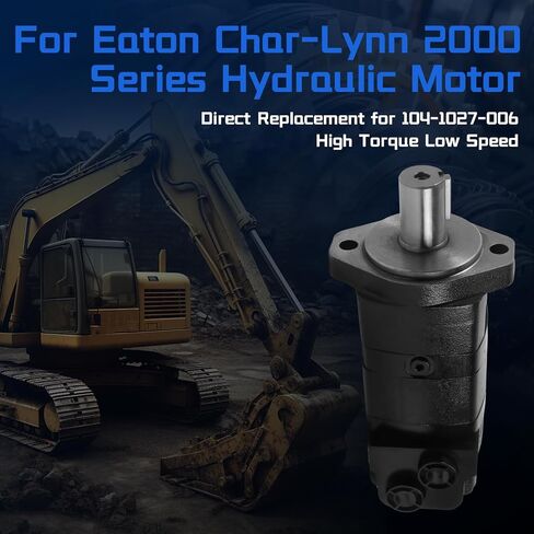 104-1027-006 Hydraulic Motor Replacement for Eaton Char-Lynn 2000 Series, 14.91 cu in/rev Displacement High Torque Low Speed Orbital Motor for Construction Agricultural Mining Equipment in Kuwait