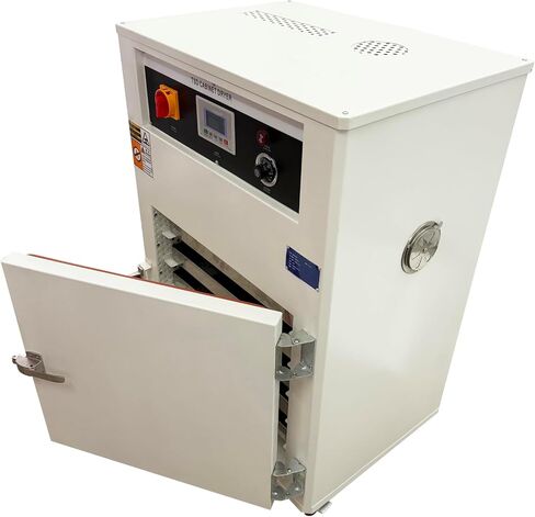 TECHTONGDA Plastic Granule Dryer 99.2lbs Hot Air Circulation Plastic Particle Cabinet Dryer 5-Tier with PID Temp Control for PP/PE/ABS/PC, for Injection Molding/3D Printing Consumable 220V 3PH in Kuwait
