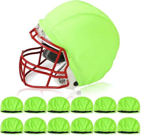 Football Helmet Covers Scrimmage Caps-Perfect for Football, Hockey, and Lacrosse Practice Sessions.The Fabric is Elastic& Bright Colors for Team Identification in Kuwait