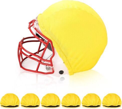 Football Helmet Covers Scrimmage Caps-Perfect for Football, Hockey, and Lacrosse Practice Sessions.The Fabric is Elastic& Bright Colors for Team Identification in Kuwait