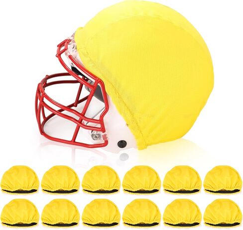 Football Helmet Covers Scrimmage Caps-Perfect for Football, Hockey, and Lacrosse Practice Sessions.The Fabric is Elastic& Bright Colors for Team Identification in Kuwait