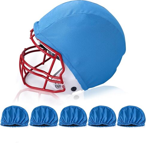 Football Helmet Covers Scrimmage Caps-Perfect for Football, Hockey, and Lacrosse Practice Sessions.The Fabric is Elastic& Bright Colors for Team Identification in Kuwait