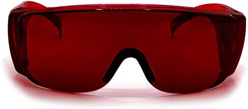 ABSORBER OD 4+ 190nm-540nm Wavelength Laser Safety Glasses for Hair Removal Laser Treatment Eye Protection Goggles for Typical 405nm, 450nm, 520nm, 532nm Laser Light in Kuwait