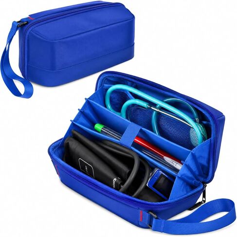 Stethoscope Case | Blood Pressure Cuff Bag | Medical Organizer for Nurses & Doctors, Hold for 3M Littmann/for MDF Instruments Stethoscopes,Penlight Accessories | Nursing School Travel Bag (Grey) in Saudi Arabia