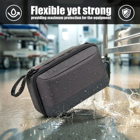 Stethoscope Case | Blood Pressure Cuff Bag | Medical Organizer for Nurses & Doctors, Hold for 3M Littmann/for MDF Instruments Stethoscopes,Penlight Accessories | Nursing School Travel Bag (Grey) in Saudi Arabia