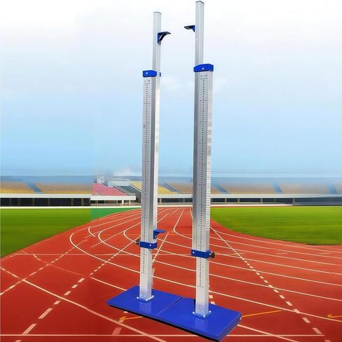 High Jump Standards,Portable Competition Track and Field High Jump Standards (1 Pairs), Aluminum High Jump Training Equipment,Adjustable Height in Kuwait