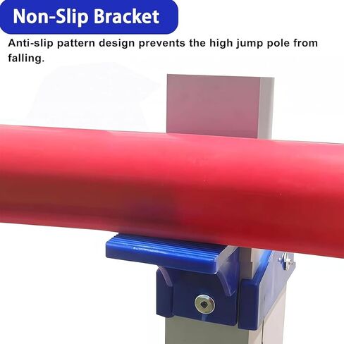 Competition Track and Field High Jump Standards,1.64' to 8.5' Adjustable,Scale Metric Cm,School High Jump Holders,1 Pair in Kuwait