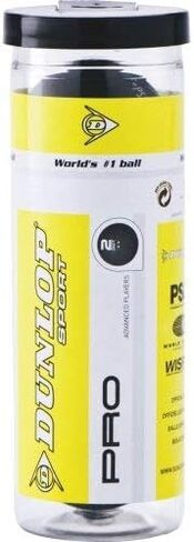 Dunlop Pro Squash Balls - 3 Pack in Kuwait