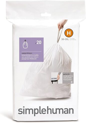 Simplehuman CW0168 بطانة علب ملائمة حسب الطلب H in Kuwait