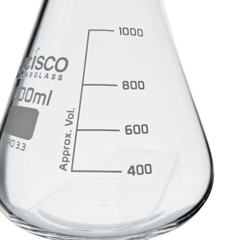 Eisco Labs - Spare Flask 1000mL for Filtration Assembly - Borosilicate Glass - 1000mL Filtration Systems Compatible - Durable & Chemical Resistant Replacement Flask for Vacuum Filtration in Kuwait