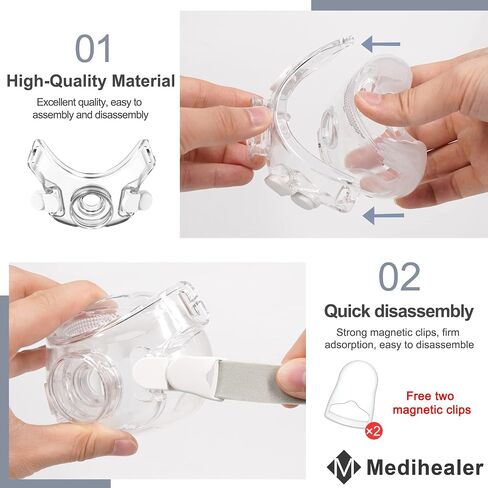 مجموعة إطار بديلة من Medihealer متوافقة مع Amara View، مجموعة إطارات كاملة كاملة لـ AV، تصميم محسن ومواد مطورة، قيمة رائعة مقدمة in Kuwait