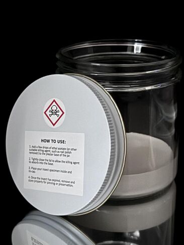 Entomology Specimen Collection Jar – Traditional Killing Jar Design (No Chemicals Included) – for Insect Field Collection, Scientific Study & Educational Use in Kuwait