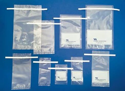 Weber Scientific Sterile Sampling Bags; Write-On; 7.5" x 12"; 55oz; 4 mil; Pack/250 in Kuwait
