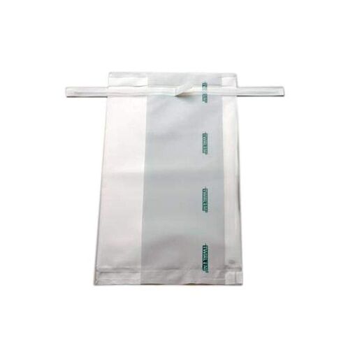 حقيبة أخذ العينات من Labplas EPR-5590 TWIRL'EM، معقمة، علامات أمان، مطبوعة، إغلاق بسلكين دائريين، 22 أونصة. السعة، 3 مل سمك، 5.5 بوصة عرض × 9 بوصة طول (عبوة مكونة من 1000 قطعة) in Kuwait