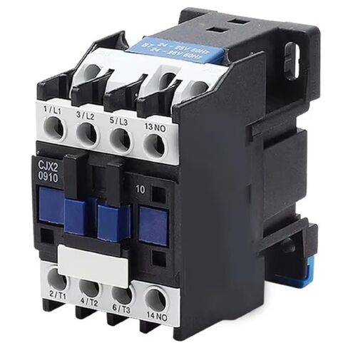 CJX2-0910 AC Contactor 3 Phase 3-Pole NO Coil Voltage 220V Din Rail Mounted Normal Open 9A in Saudi Arabia