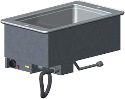 Vollrath 3646701 Electric Drop-In Hot Food Well with (1) 12"x20" Stainless Steel Insulated Well (15"W x 26"D x 15"H O.A.) 1000 Watts 208V/60/1Ph in Kuwait