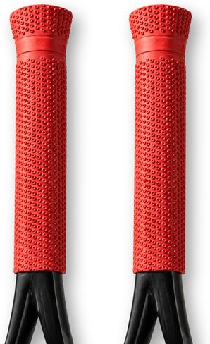 ROCKETGRIP Octopus Tennis Racket Grip with Applicator (2-Pack) – Soft Silicone Tennis Grip – Cushioned, Sweat-Resistant Tennis Equipment – Vibration Dampening Tennis Accessories (Red) in Kuwait