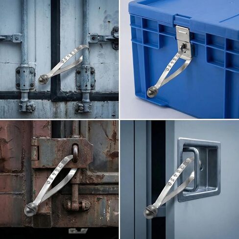8"Metal Truck Trailer Seals,Tamper-Proof Metal Truck Seals, Numbered Security Seals for Shipping Containers (100) in Kuwait