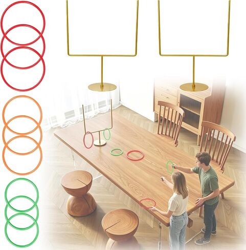 2 Set Metal Football Goal Post Decoration,Football Goal Post Game for Football Theme Birthday Party Supplies in Kuwait