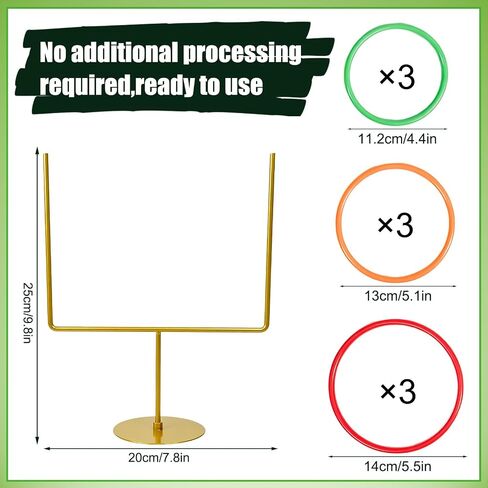 2 Set Metal Football Goal Post Decoration,Football Goal Post Game for Football Theme Birthday Party Supplies in Kuwait