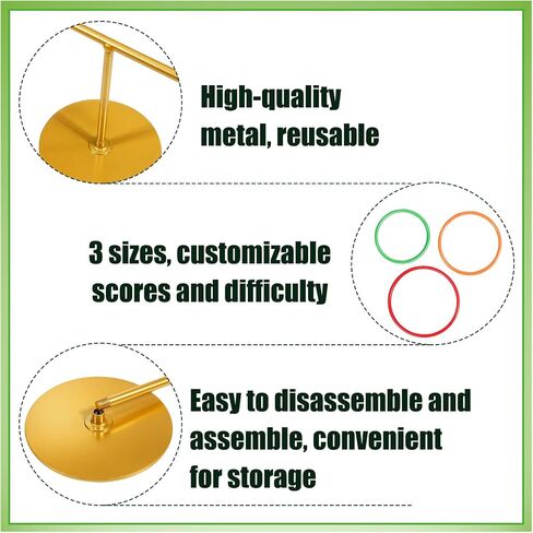 2 Set Metal Football Goal Post Decoration,Football Goal Post Game for Football Theme Birthday Party Supplies in Kuwait