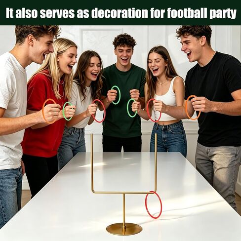 2 Set Metal Football Goal Post Decoration,Football Goal Post Game for Football Theme Birthday Party Supplies in Kuwait