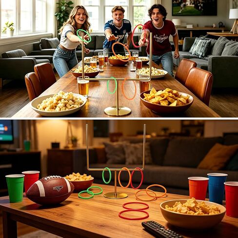 2 Set Metal Football Goal Post Decoration,Football Goal Post Game for Football Theme Birthday Party Supplies in Kuwait